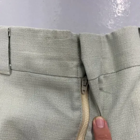 Vintage 70s Belk Mint Green Acetate Western 2-Button Suit Suits